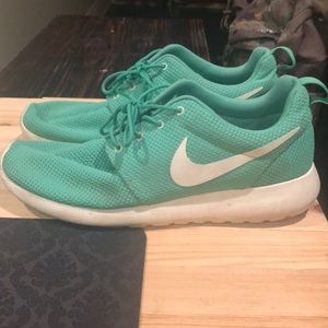 Green Nike Roshes